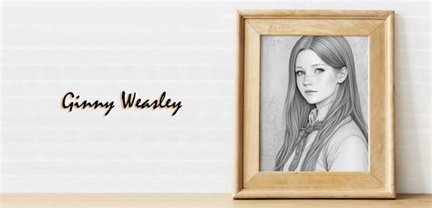 Ginny Weasley Character Portrait Harry Potter Series