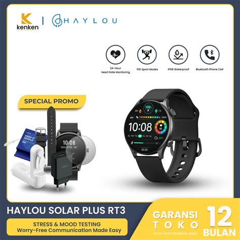 Jual Haylou Solar Plus Rt Smartwatch Bluetooth Phone Call Amoled