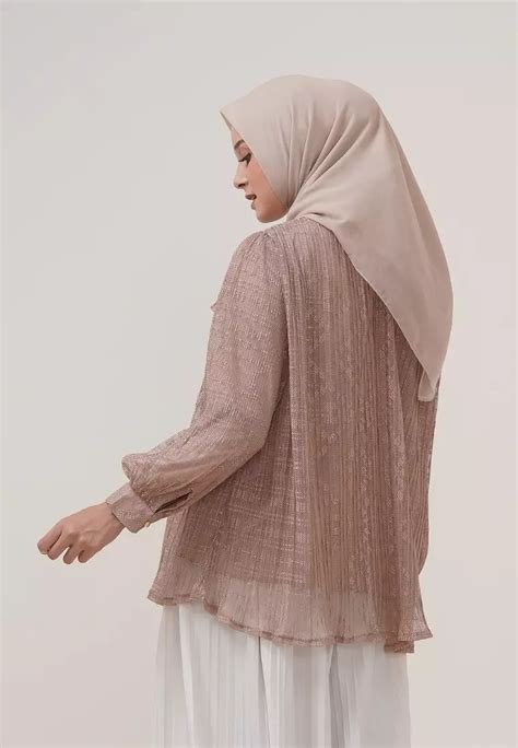 Jual LISH Louisa Blouse Nude Original 2024 ZALORA Indonesia