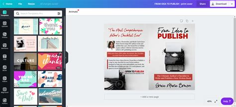 How To Design Your Book Cover In Canva