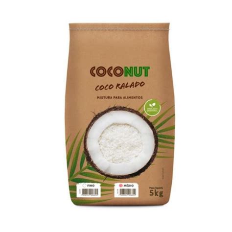 COCO RALADO MÉDIO 5KG COCONUT EMPÓRIO CENTRAL SUL