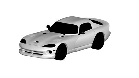 Dodge Viper GTS 3D Model CGTrader