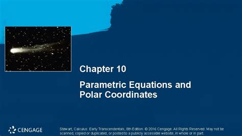 Chapter Parametric Equations And Polar Coordinates Stewart