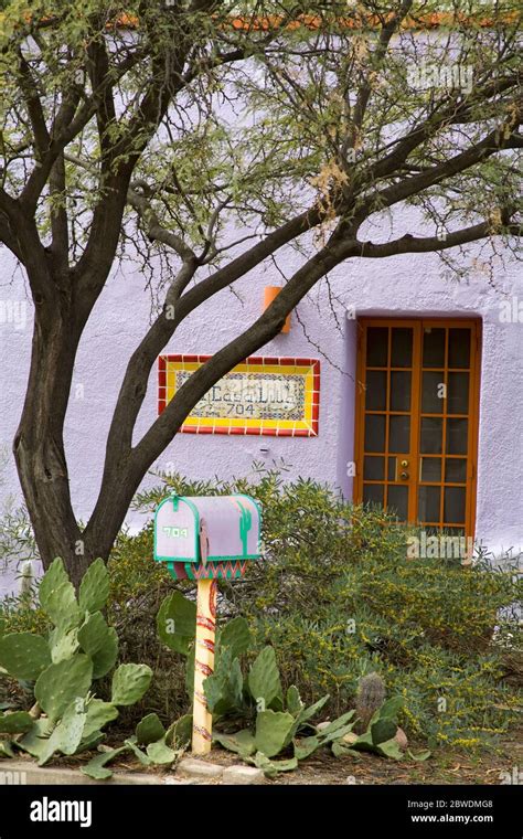 Barrio Historic District Tucson Arizona High Resolution Stock