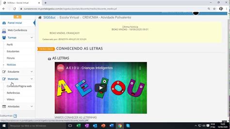 Tutorial Como Acessar A Escola Virtual Estudante Ed Infantil