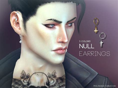 Pralinesims Null Earrings Sims 4 Sims 4 Cc Makeup Queen Makeup