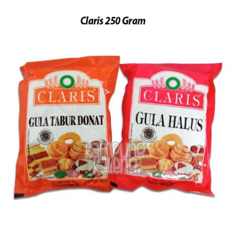 Jual Gula Tabur Donat Gula Halus Claris Gram Shopee Indonesia