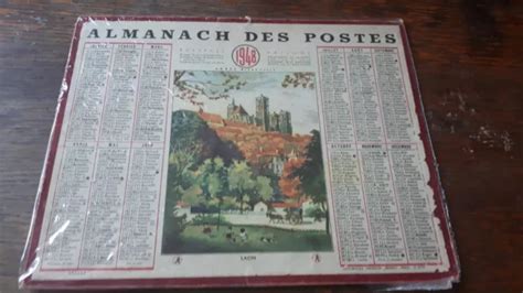 ANCIEN CALENDRIER PTT Almanach Vintage 1948 EUR 5 00 PicClick FR