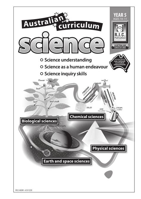 Australian Curriculum Science Year 5 Ages 10 11 By Teacher