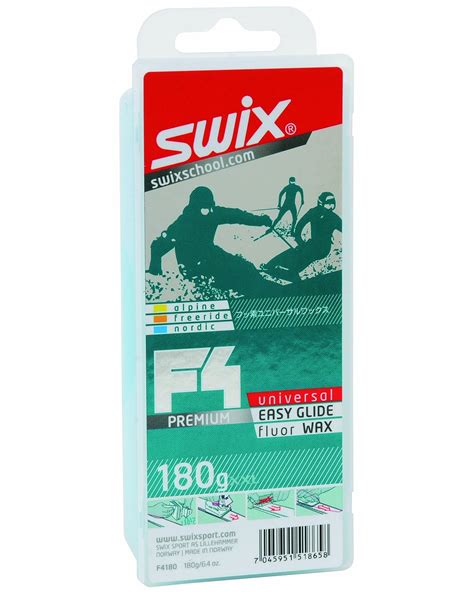 Swix F4 Universal Wax Solid Bar Fluoro 180g Home And Kitchen