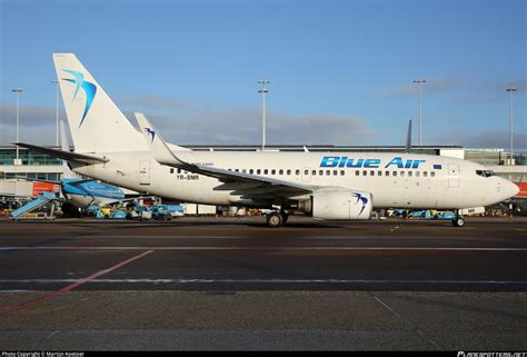 YR BMR Blue Air Boeing 737 7K2 WL Photo By Martijn Koetsier ID