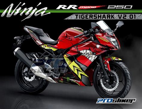 New Kawasaki Ninja Mono Warna Merah Sally Greene