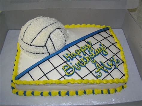 Cool Happy Birthday Volleyball Cake Design Ideas Spaceheaters Us