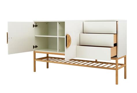 Tenzo Scoop Sideboard Wei Eiche Froschk Nig