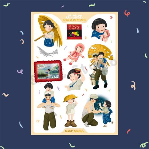 Studio Ghibli Sticker My Neighbor Totoro Ponyo Howl Kiki And