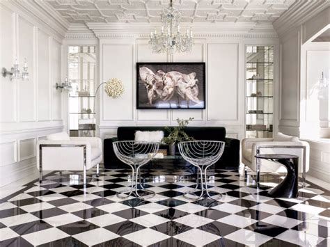 10 Dreamy Interiors With Black And White Checkered Floor Floor Design