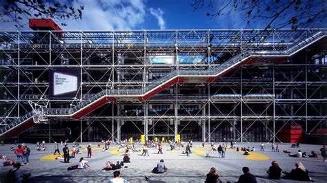 Centre Pompidou High Tech Architectures Inside Out Landmark Flipboard