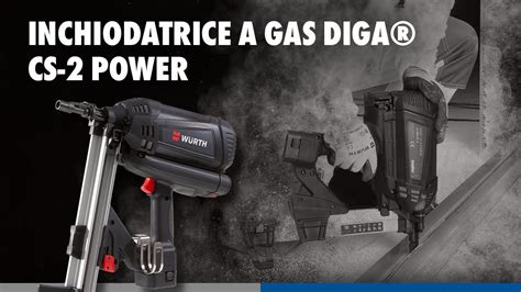 Inchiodatrice A Gas Diga Cs Power W Rth Italia Youtube