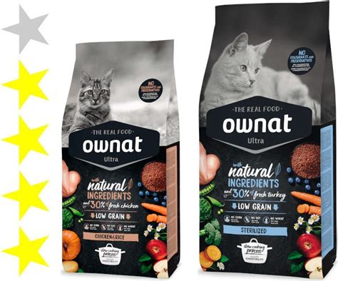 Корм для кошек Ownat: отзывы, разбор состава, цена - ПетОбзор
