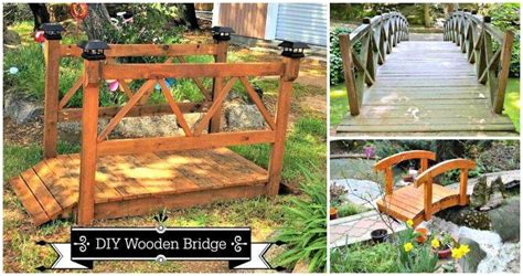 3 DIY Garden Bridge Plans Made with Wood - DIY Crafts