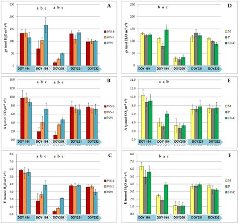 Leaf Gas Exchange A C Stomatal Conductance Gs Net Assimilation