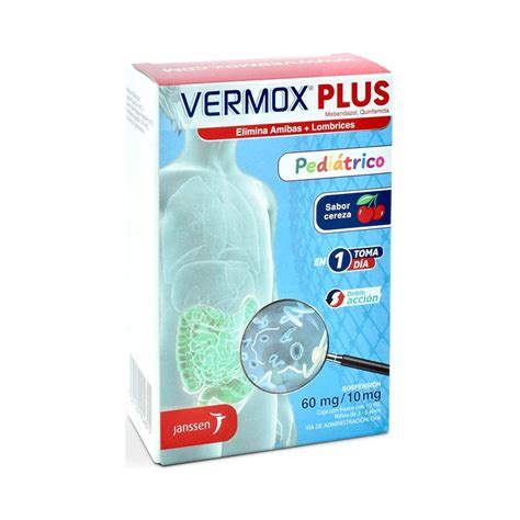 Vermox Plus suspensión Pediátrica 10 ml