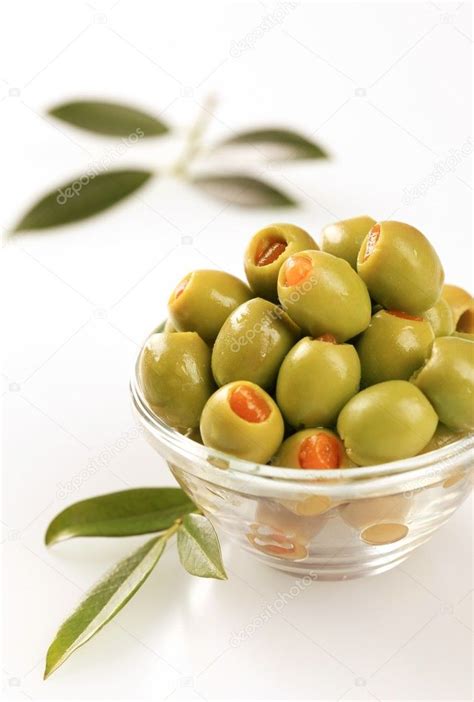 Green Olives Stuffed With Pimento Stock Photo Ajafoto 5170143