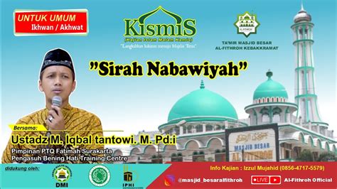 KISMIS Kajian Islam Malam Kamis Ustadz M Iqbal Tantowi M Pd I