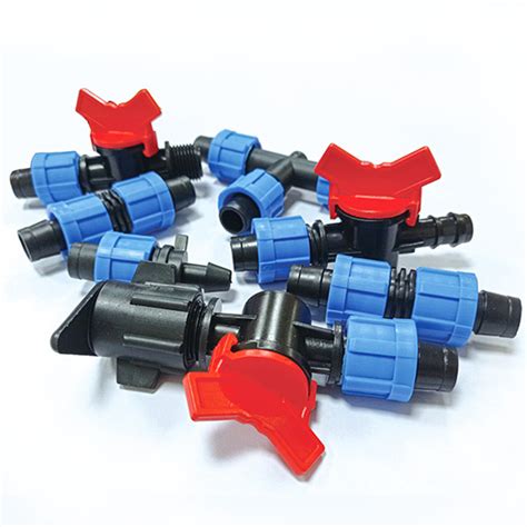 Irrigation System Control Valve Male Thread Drip Tape Valve Pipe