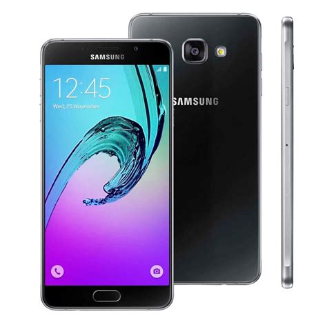 Smartphone Samsung Galaxy A7 2016 Duos SM A710M DS Preto Dual Chip