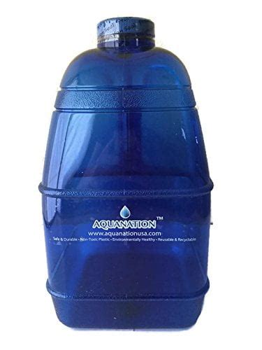 1 Gallon Bpa Free Fda Approved Reusable Plastic Drinking Water Big Mouth ‘dairy Square Bottle