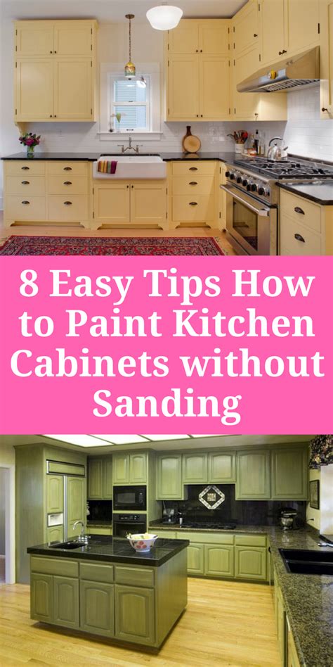 8 Easy Tips How To Paint Kitchen Cabinets Without Sanding