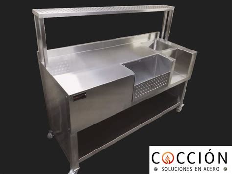 Mesa De Cocteleria Cocci N Soluciones En Acero