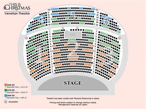 Entertainment Venetian Las Vegas Seating Chart
