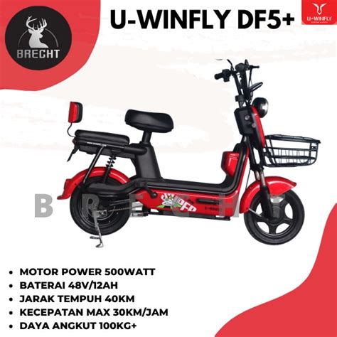 Jual Sepeda Listrik Uwinfly Dragonfly 5 DF 5 Pro Garansi Resmi