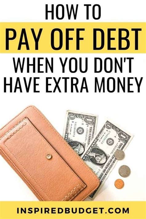 Steps To Pay Off Debt When You Live Paycheck To Paycheck Inspired