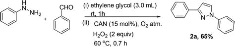 Ce Catalyzed Regioselective Synthesis Of Pyrazoles From 1 2 Diols Via