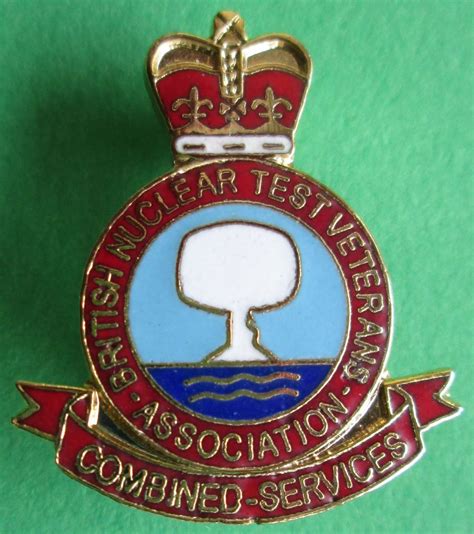 British Nuclear Test Veterans Association Combined Services Badge