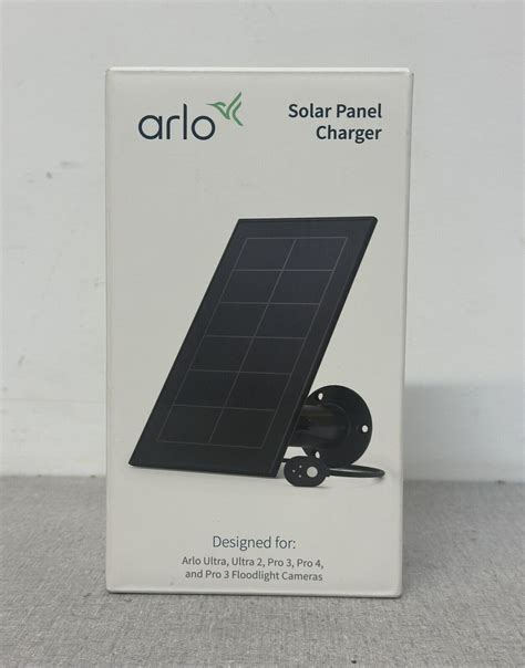 Arlo Solar Panel Charger For Ultra Pro 3 4 Cameras White VMA5600