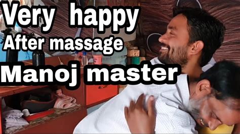 Manoj Master Head Neck Massage💈ear Cleaning With🔥 Fire Techniques By