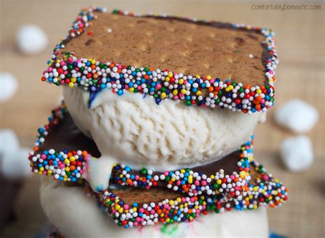 S'mores Ice Cream Sandwiches with Toasted Marshmallow Malt Ice Cream ...