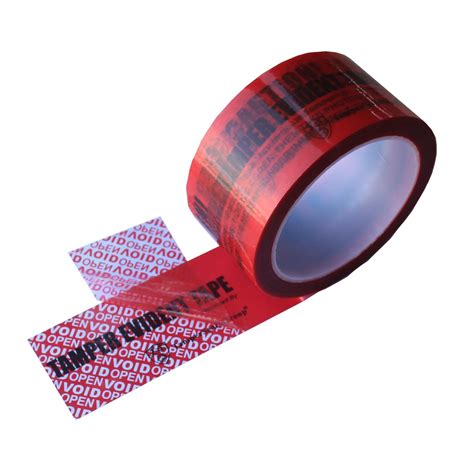 1 Roll Partial Transfer Tamper Evident Security Packing Tape 2 Inches X 55 Yards X 2 Mil Do