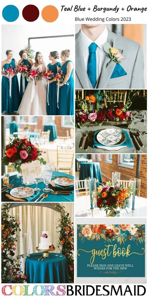 Top 8 Blue Wedding Color Schemes For 2023 Fall Wedding Colors