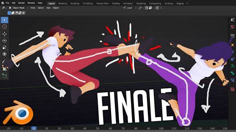 How To Animate A Fight Scene In Blender For Beginners FINALE YouTube