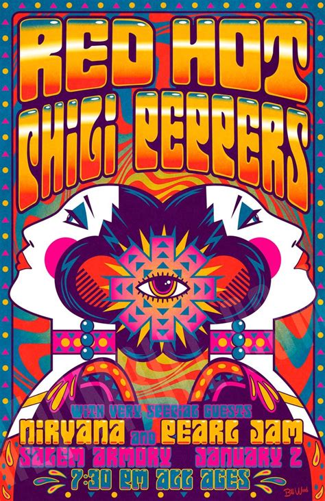 Red Hot Chili Peppers Folklorica X Poster Print Red Hot Chili Peppers Poster Red