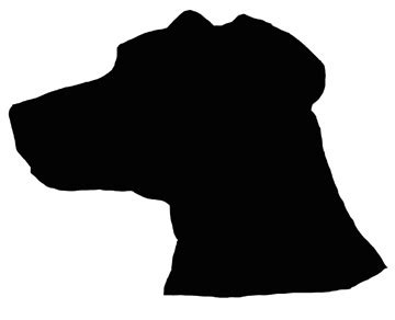 Dog Head Silhouette - Cliparts.co