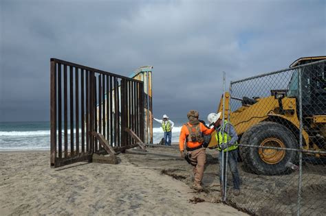 Fronti Re Biden Reprend La Construction Du Mur De Trump Assurant Y