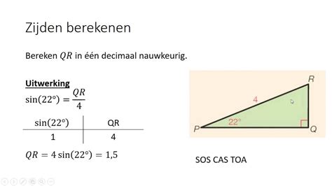 Samenvatting Van Goniometrie Uit Getal En Ruimte Havo Off