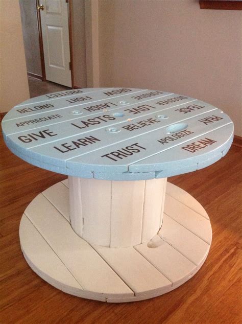 My Spool Table Project Large Wooden Spools Wooden Cable Spools Wire Spool Diy Cable Spool