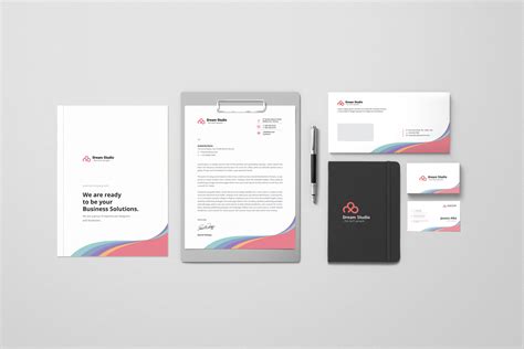 Corporate Stationery Set 432542 Branding Design Bundles